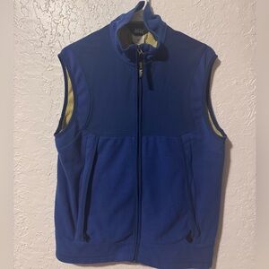 REI Men's Blue Mesh Lined Full Zip Vest Mens Medium Outdoors